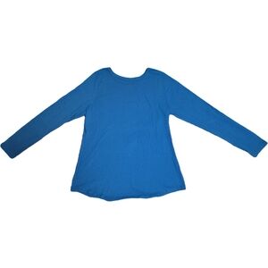 Hanes Women's Blue Long Sleeve Top